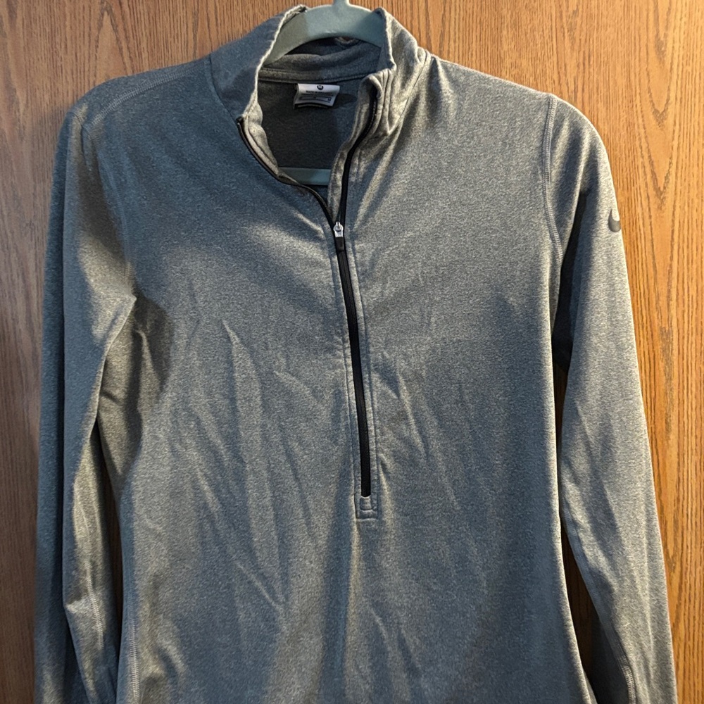 Nike Pro Dri-FIT Heather Gray Top